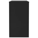 Desk Black 90x40x72 cm Chipboard