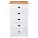 Sideboard White 46x40x89 cm Pine Panama Range