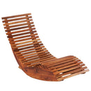 Rocking Sun Loungers 2 pcs Acacia Wood