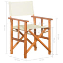Director's Chairs 2 pcs Solid Acacia Wood