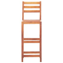 Bar Chairs 4 pcs Solid Acacia Wood