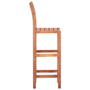 Bar Chairs 4 pcs Solid Acacia Wood
