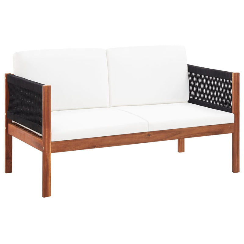 Garden Sofa 2-Seater Solid Acacia Wood