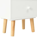Bedside Cabinets 2 pcs White 40x30x50 cm Solid Pinewood