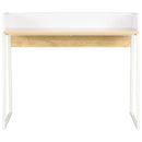 Desk White and Oak 90x60x88 cm