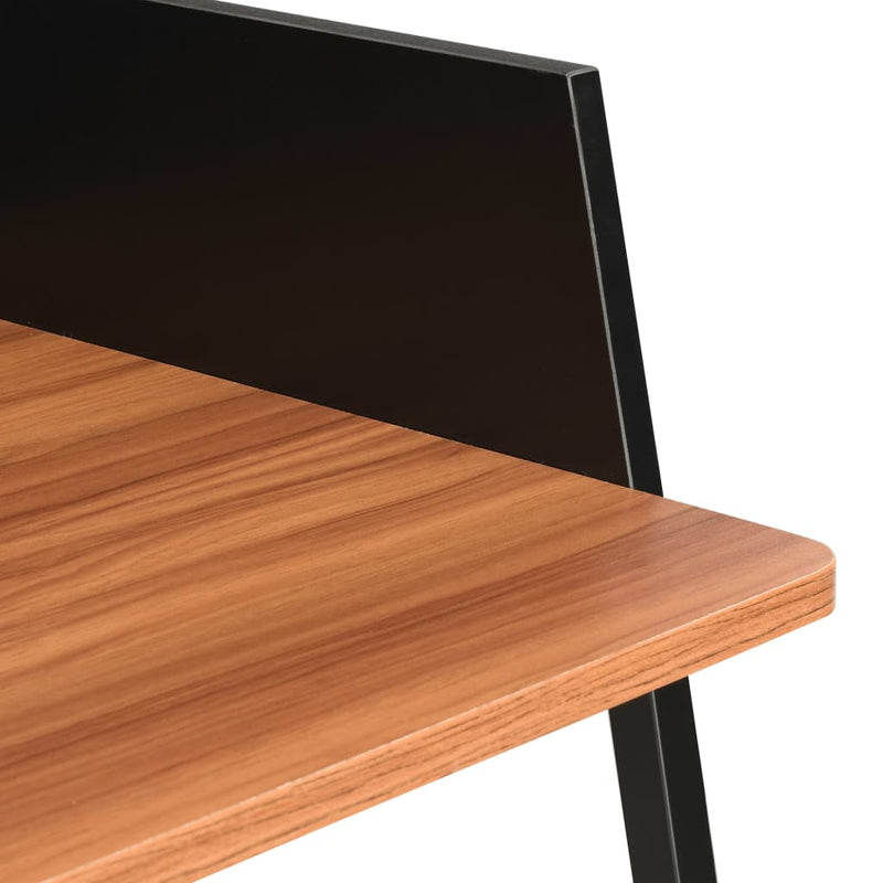 Desk Black and Brown 90x60x88 cm