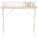 Desk White and Natural 80x50x84 cm