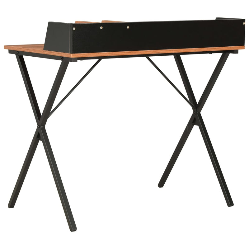 Desk Black and Brown 80x50x84 cm