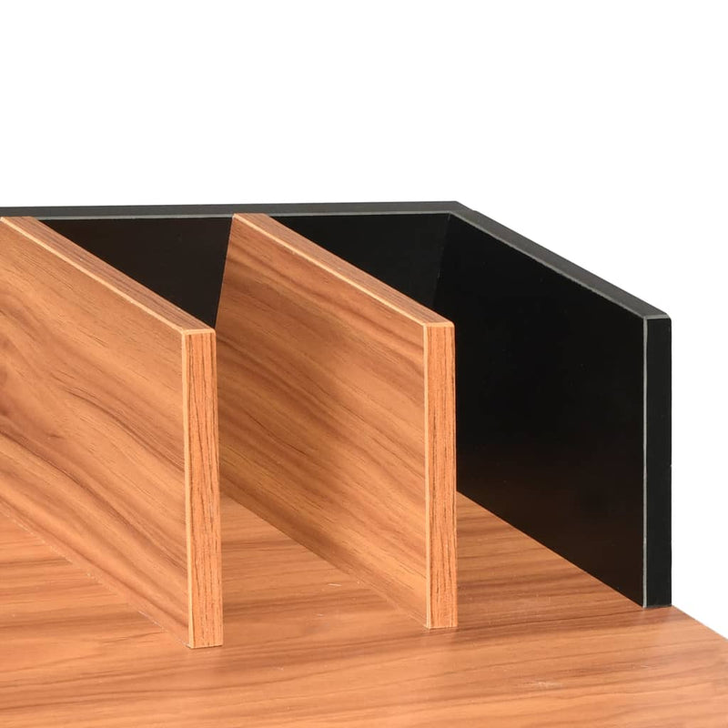 Desk Black and Brown 80x50x84 cm