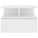 Floating Nightstand White 40x31x27 cm