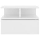 Floating Nightstands 2 pcs White 40x31x27 cm