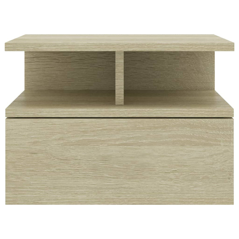 Floating Nightstands 2 pcs Sonoma Oak 40x31x27 cm