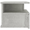 Floating Nightstands 2 pcs Concrete Grey 40x31x27 cm