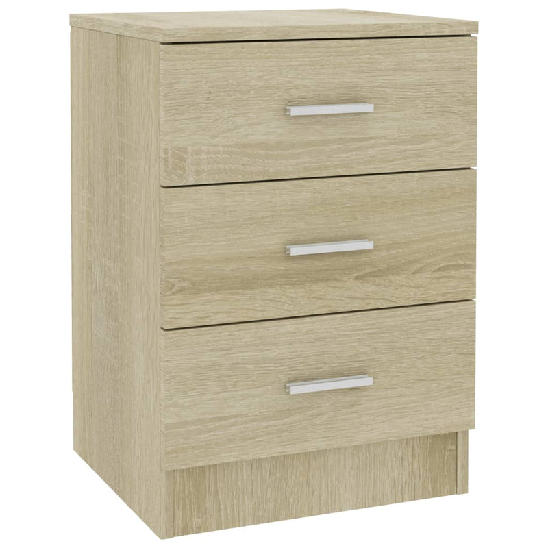 Bedside Cabinet Sonoma Oak 38x35x56 cm