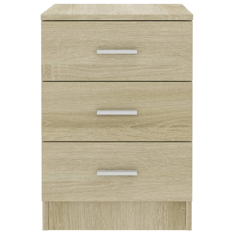 Bedside Cabinets 2 pcs Sonoma Oak 38x35x56 cm