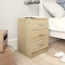 Bedside Cabinets 2 pcs Sonoma Oak 38x35x56 cm