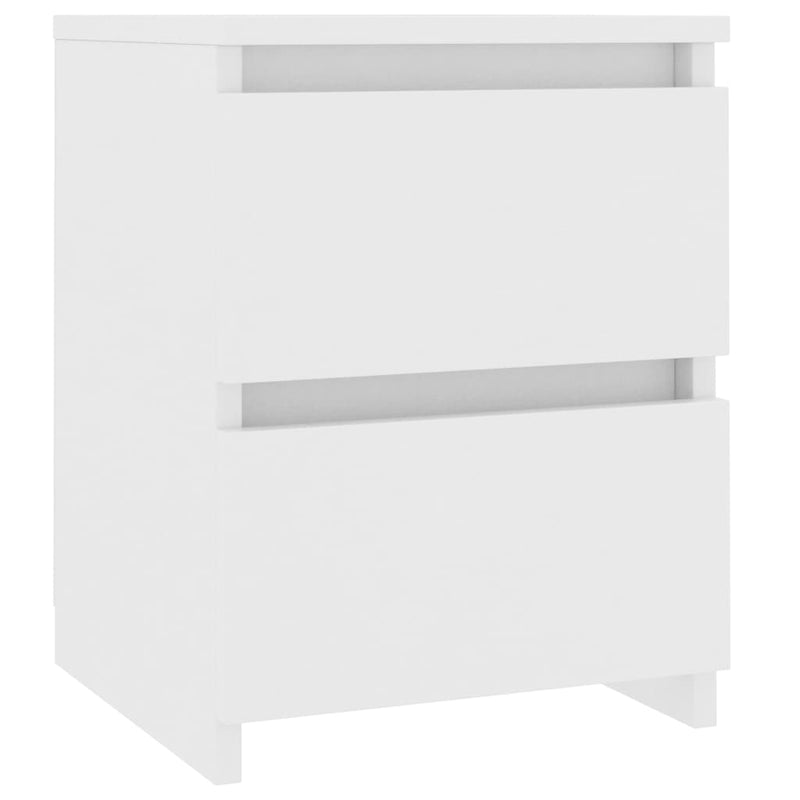 Bedside Cabinet White 30x30x40 cm