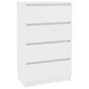 Sideboard White 60x35x98.5 cm Chipboard