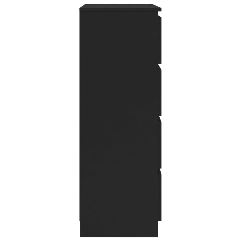 Sideboard Black 60x35x98.5 cm Chipboard