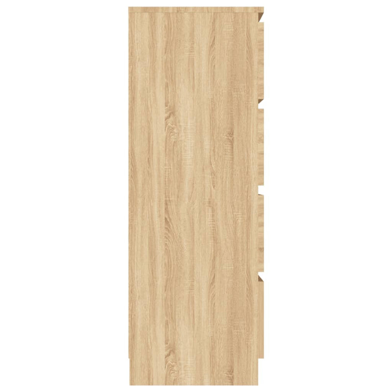 Sideboard Sonoma Oak 60x35x98.5 cm Chipboard