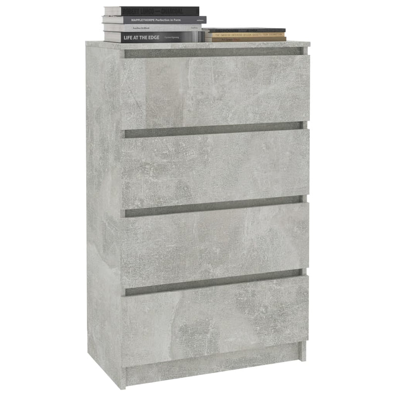Sideboard Concrete Grey 60x35x98.5 cm Chipboard
