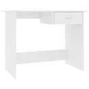 Desk White 100x50x76 cm Chipboard
