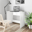 Desk White 100x50x76 cm Chipboard