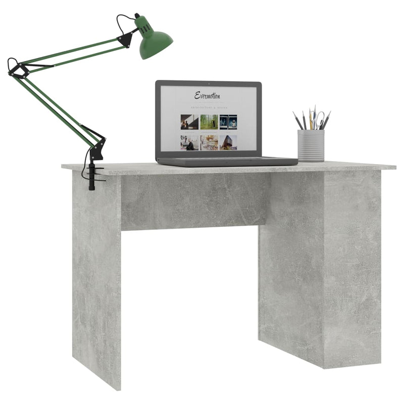 Desk Concrete Grey 110x60x73 cm Chipboard