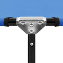 Folding Sun Lounger Blue Steel