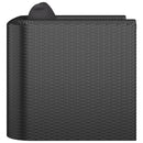 Single Sofa with Cushions Poly Rattan Black