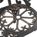 Bistro Bench 100cm Bronze Cast Aluminium