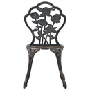 Bistro Chairs 2 pcs Bronze Cast Aluminium