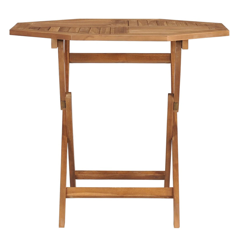 Folding Garden Table 85x85x76 cm Solid Teak Wood