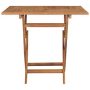 Folding Garden Table 85x85x76 cm Solid Teak Wood