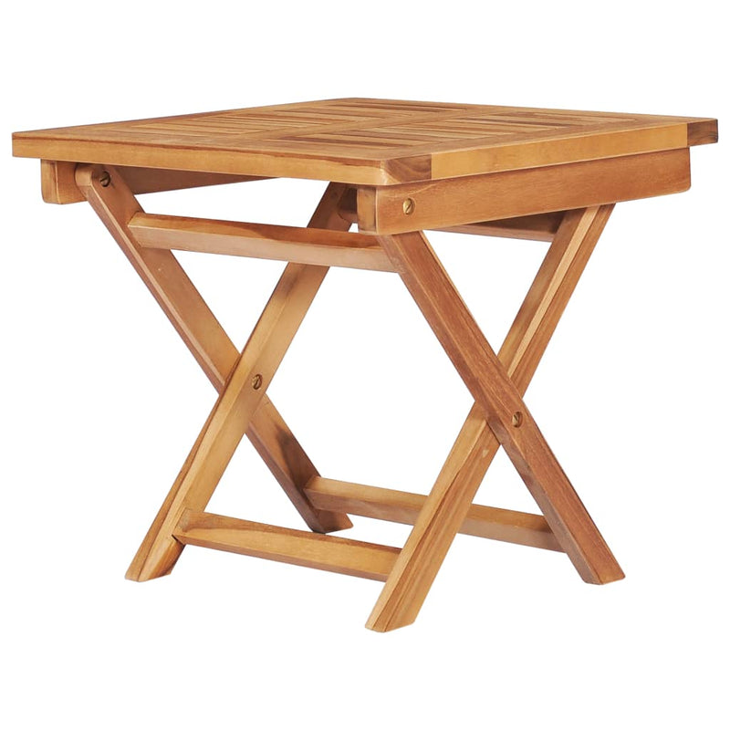 Sun Lounger with Table Solid Teak Wood