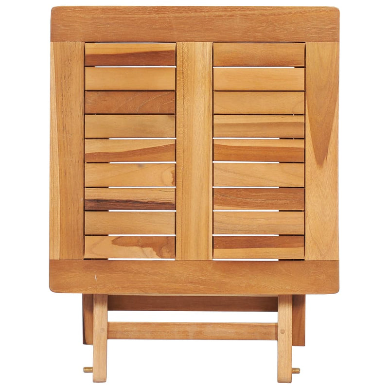 Sun Lounger with Table Solid Teak Wood