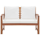 4 Piece Garden Lounge Set with Cushions Solid Acacia Wood