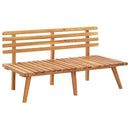 Garden Bench with Cushions 115 cm Solid Acacia Wood