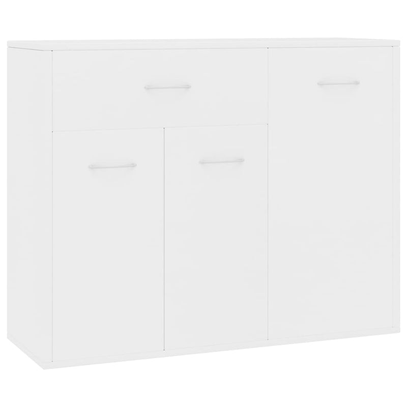 Sideboard White 88x30x70 cm Chipboard