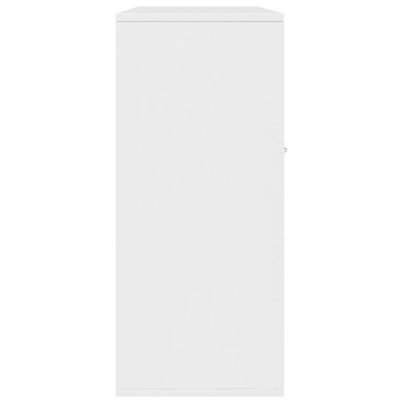 Sideboard White 88x30x70 cm Chipboard