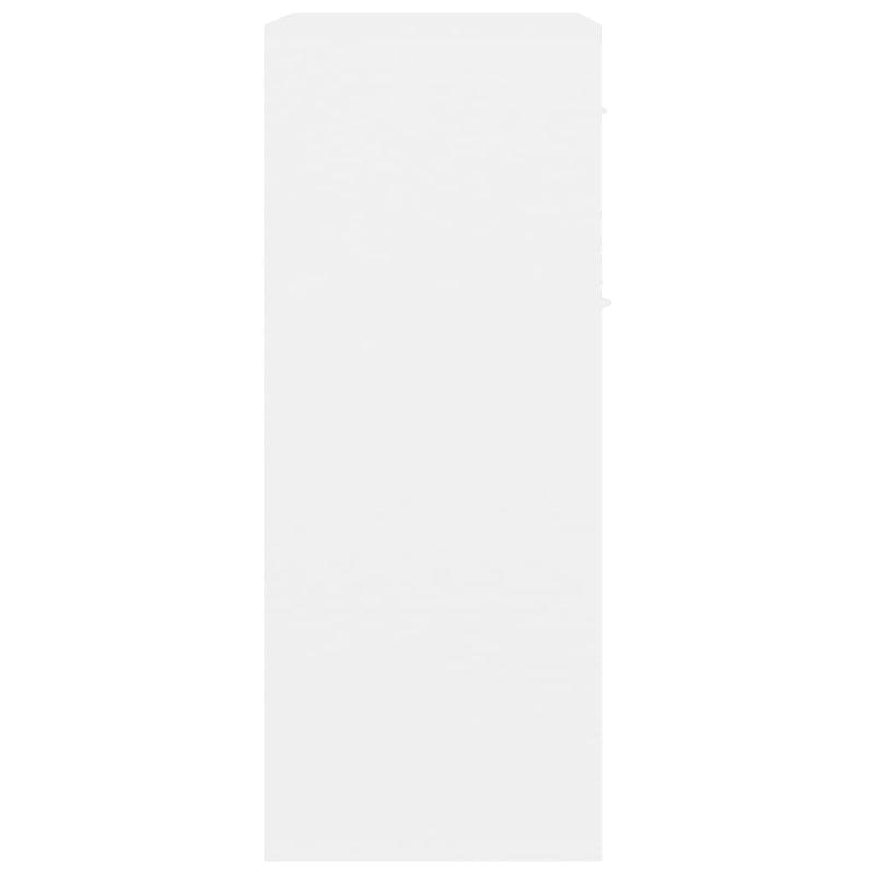 Sideboard White 60x30x75 cm Chipboard