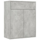 Sideboard Concrete Grey 60x30x75 cm Chipboard
