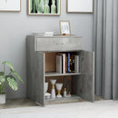 Sideboard Concrete Grey 60x30x75 cm Chipboard