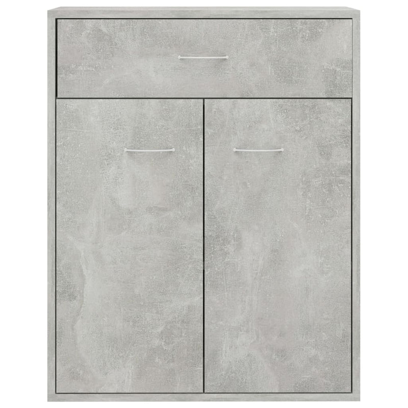 Sideboard Concrete Grey 60x30x75 cm Chipboard