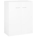 Sideboard White 60x30x75 cm Chipboard