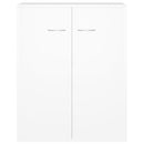 Sideboard White 60x30x75 cm Chipboard