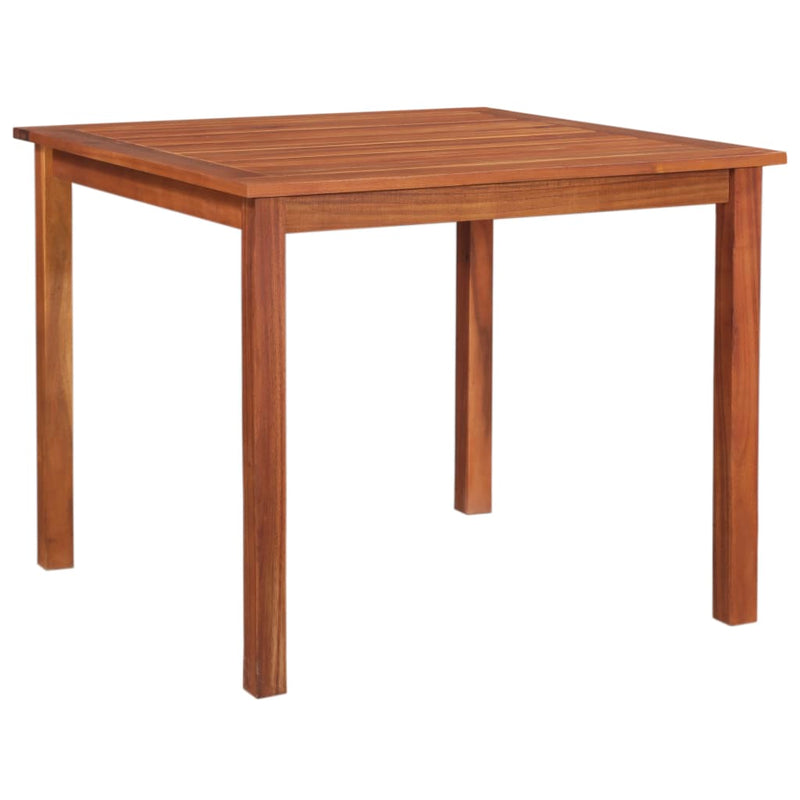 Garden Table 85x85x74 cm Solid Acacia Wood