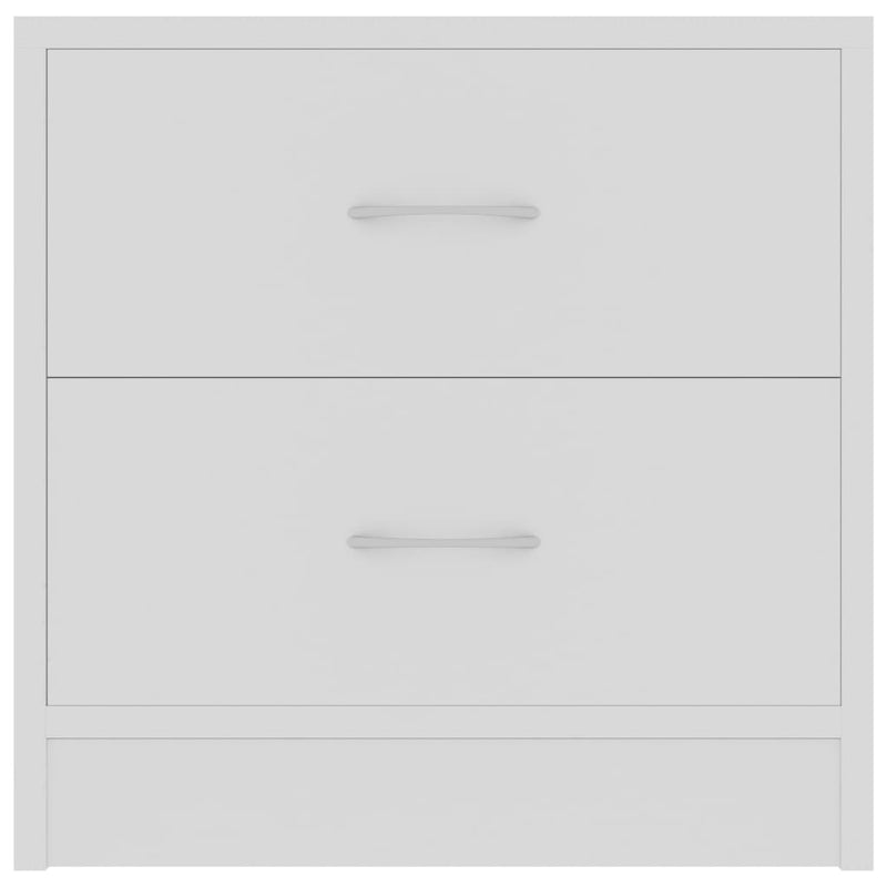 Bedside Cabinet White 40x30x40 cm