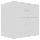 Bedside Cabinets 2 pcs White 40x30x40 cm