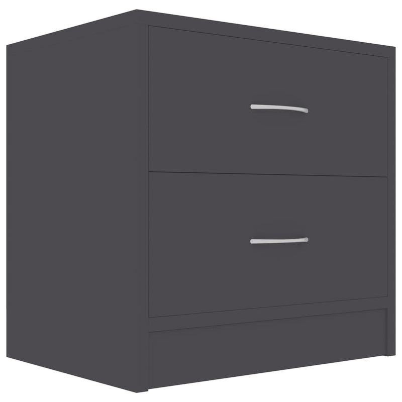 Bedside Cabinet Grey 40x30x40 cm